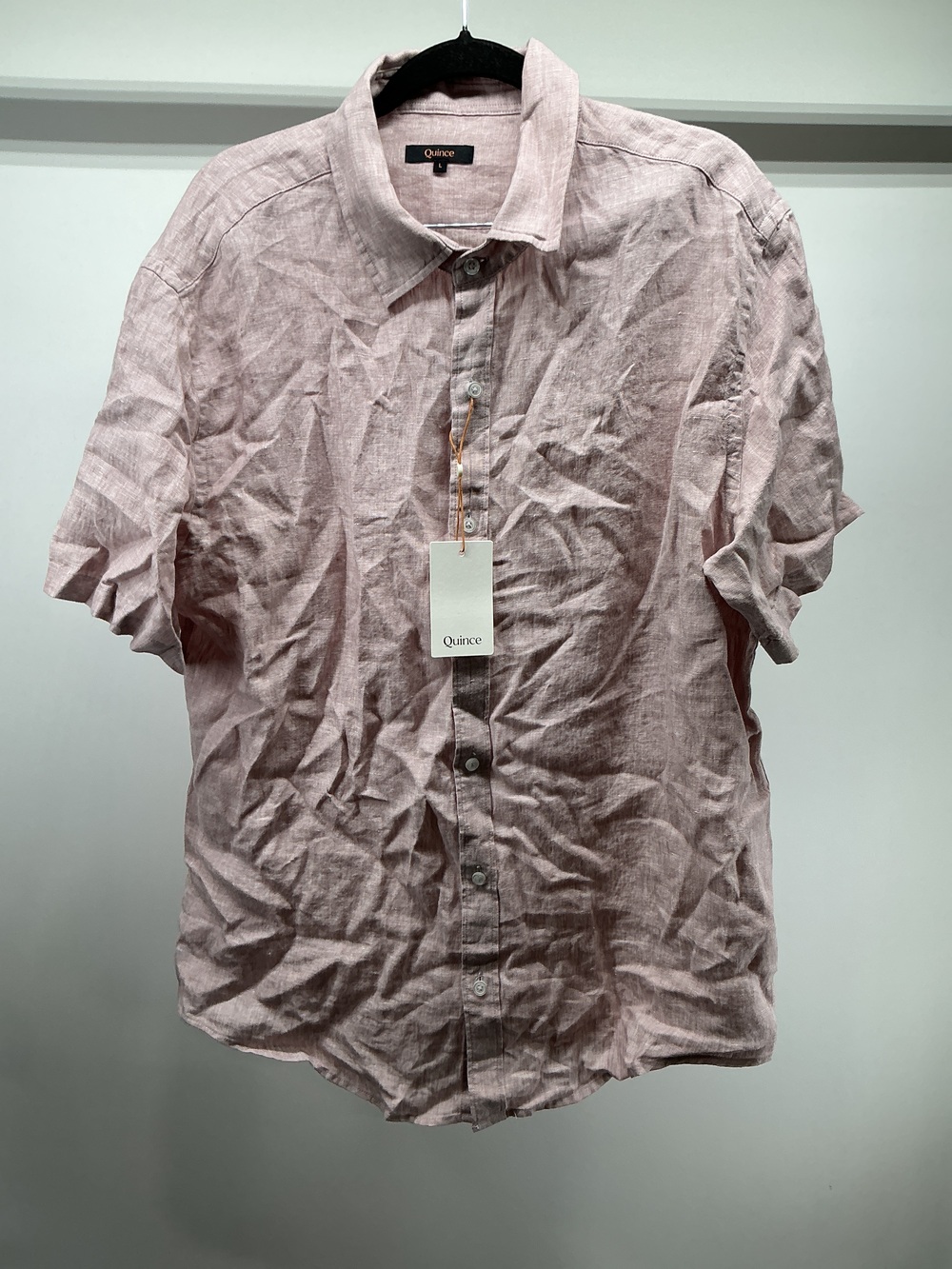 100% European Linen Relaxed Short Sleeve Shirt